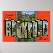 Greetings of Rockford Illinois Poster (Voorkant)