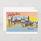 Greetings of Savin Rock West Haven, CT Briefkaart (Voorkant / Achterkant)