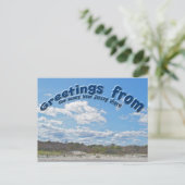 Greetings of Sunny New Jersey Shore Briefkaart (Staand voorkant)