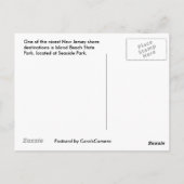 Greetings of Sunny New Jersey Shore Briefkaart (Achterkant)