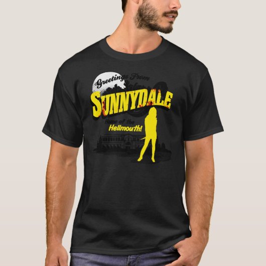 Greetings of Sunnydale Essential T-Shirt (Voorkant)