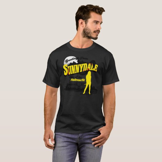 Greetings of Sunnydale Essential T-Shirt (Voorkant volledig)