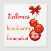 Greetings over Hongaarse feestdagen (Voorkant)