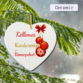 Greetings over Hongaarse feestdagen Keramisch Ornament