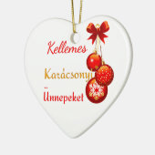 Greetings over Hongaarse feestdagen Keramisch Ornament (Links)