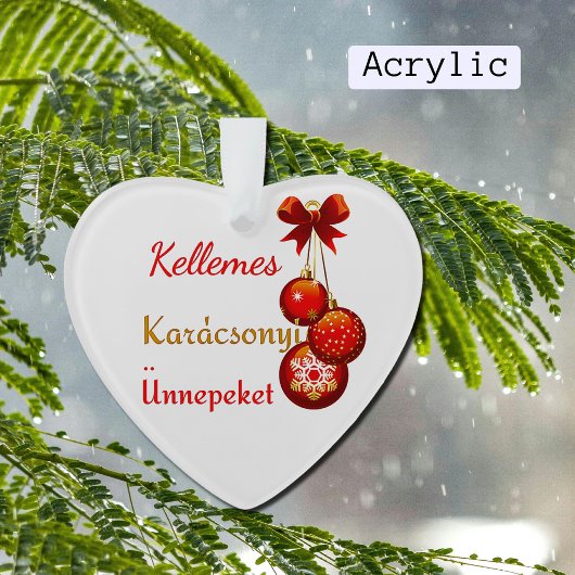 Greetings over Hongaarse feestdagen Ornament