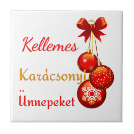 Greetings over Hongaarse feestdagen Tegeltje