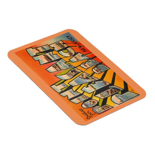 Greetings, Pt. Pleasant Beach, New Jersey  Magneet (Rechterzijde)