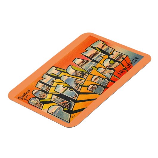 Greetings, Pt. Pleasant Beach, New Jersey  Magneet (Linkerzijde)