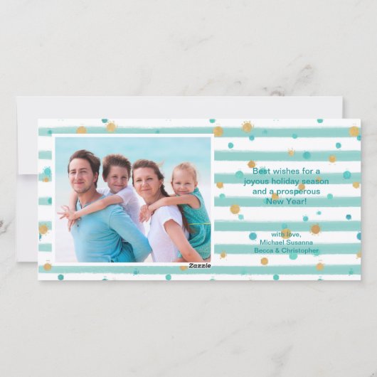 Greetings Two Photos van Tropische of Nautische SE Feestdagenkaart (Achterkant)