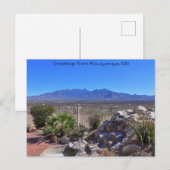 Greetings uit Albuquerque in New Mexico Briefkaart (Voorkant / Achterkant)