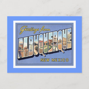 Greetings uit Albuquerque in New Mexico Briefkaart