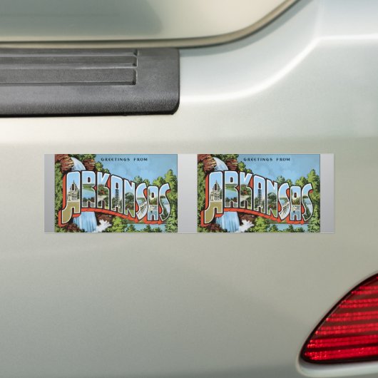 Greetings uit Arkansas,  Bumpersticker (Op auto)