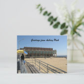 Greetings uit Asbury Park Briefkaart (Staand voorkant)