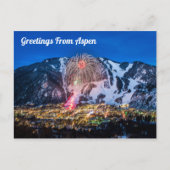 Greetings uit Aspen Briefkaart (Voorkant)