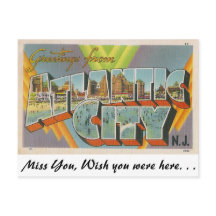 Greetings uit Atlantic City, New Jersey