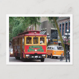 Greetings uit B.C Canada/Vancouver Trolley Briefkaart