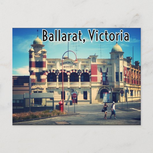 Greetings uit Ballarat Victoria Briefkaart (Voorkant)