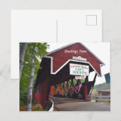 Greetings uit Bartlett, NH Briefkaart (Voorkant / Achterkant)