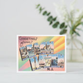 Greetings uit Beach Haven, New Jersey Travel Briefkaart (Staand voorkant)