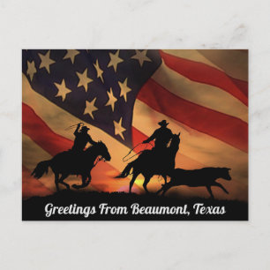 Greetings uit Beaumont, Briefkaart Texas