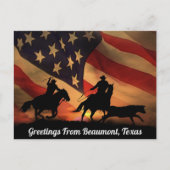 Greetings uit Beaumont, Briefkaart Texas (Voorkant)