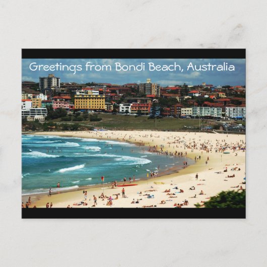 Greetings uit Bondi Beach, Australië Briefkaart (Voorkant)