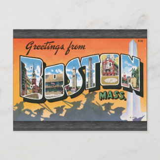 Greetings uit Boston Mass.  Briefkaart