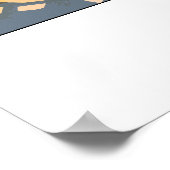 Greetings uit Boston Mass.  Poster (Hoek)