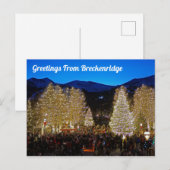 Greetings uit Breckenridge Briefkaart (Voorkant / Achterkant)