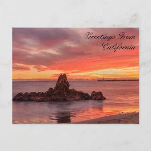 Greetings uit Californië Beach Briefkaart (Voorkant)