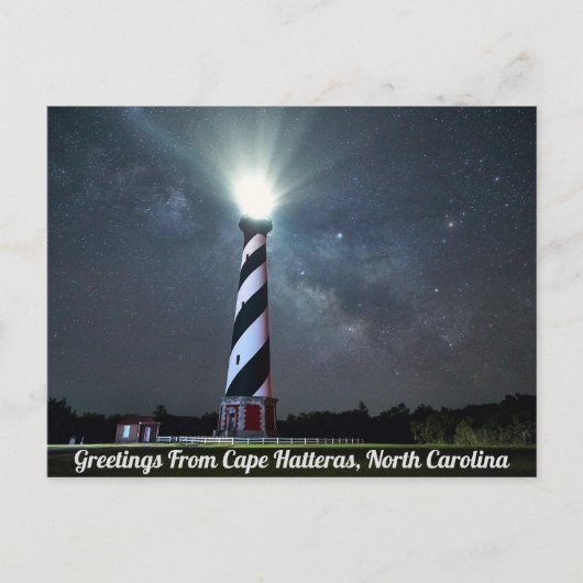 Greetings uit Cape Hatteras Briefkaart (Voorkant)