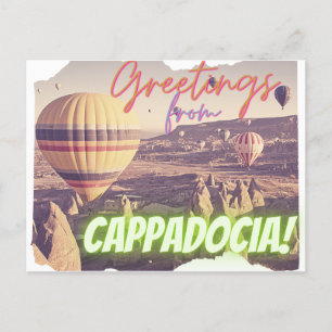 Greetings uit Cappadocia Turkey Briefkaart