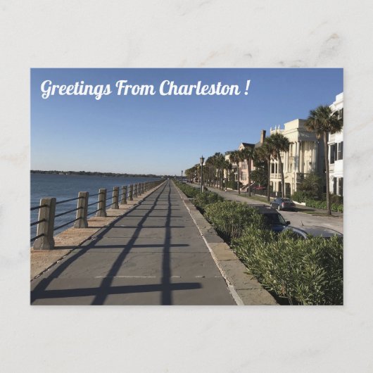 Greetings uit Charleston Briefkaart (Voorkant)