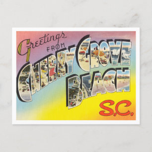 Greetings uit Cherry Grove Beach, South Carolina Briefkaart