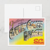 Greetings uit Cherry Grove Beach, South Carolina Briefkaart (Voorkant / Achterkant)