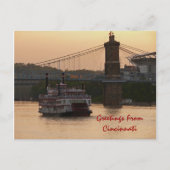 Greetings uit Cincinnati Briefkaart (Voorkant)
