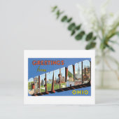 Greetings uit Cleveland, Ohio Briefkaart (Staand voorkant)