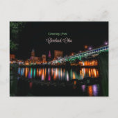 Greetings uit Cleveland, Ohio Briefkaart (Voorkant)