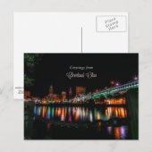 Greetings uit Cleveland, Ohio Briefkaart (Voorkant / Achterkant)
