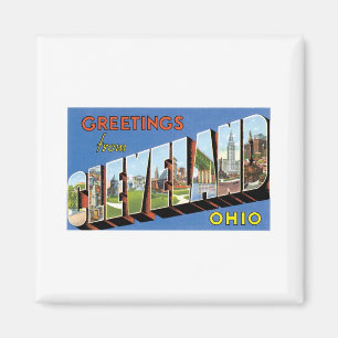 Greetings uit Cleveland, Ohio Magneet