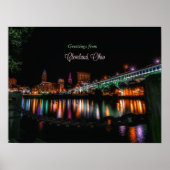 Greetings uit Cleveland, Ohio Poster (Voorkant)