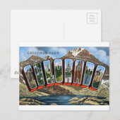 Greetings uit Colorado Briefkaart (Voorkant / Achterkant)