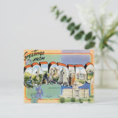 Greetings uit Colorado CO Briefkaart (Staand voorkant)