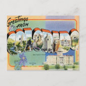 Greetings uit Colorado CO Briefkaart (Voorkant)