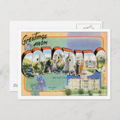 Greetings uit Colorado CO Briefkaart (Voorkant / Achterkant)