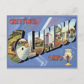Greetings uit Columbus Ohio Briefkaart (Voorkant)