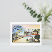 Greetings uit Connecticut Briefkaart (Staand voorkant)