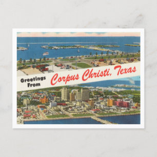 Greetings uit Corpus Christi, Texas Travel Briefkaart