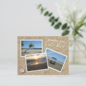 Greetings uit Costa Rica Briefkaart (Staand voorkant)